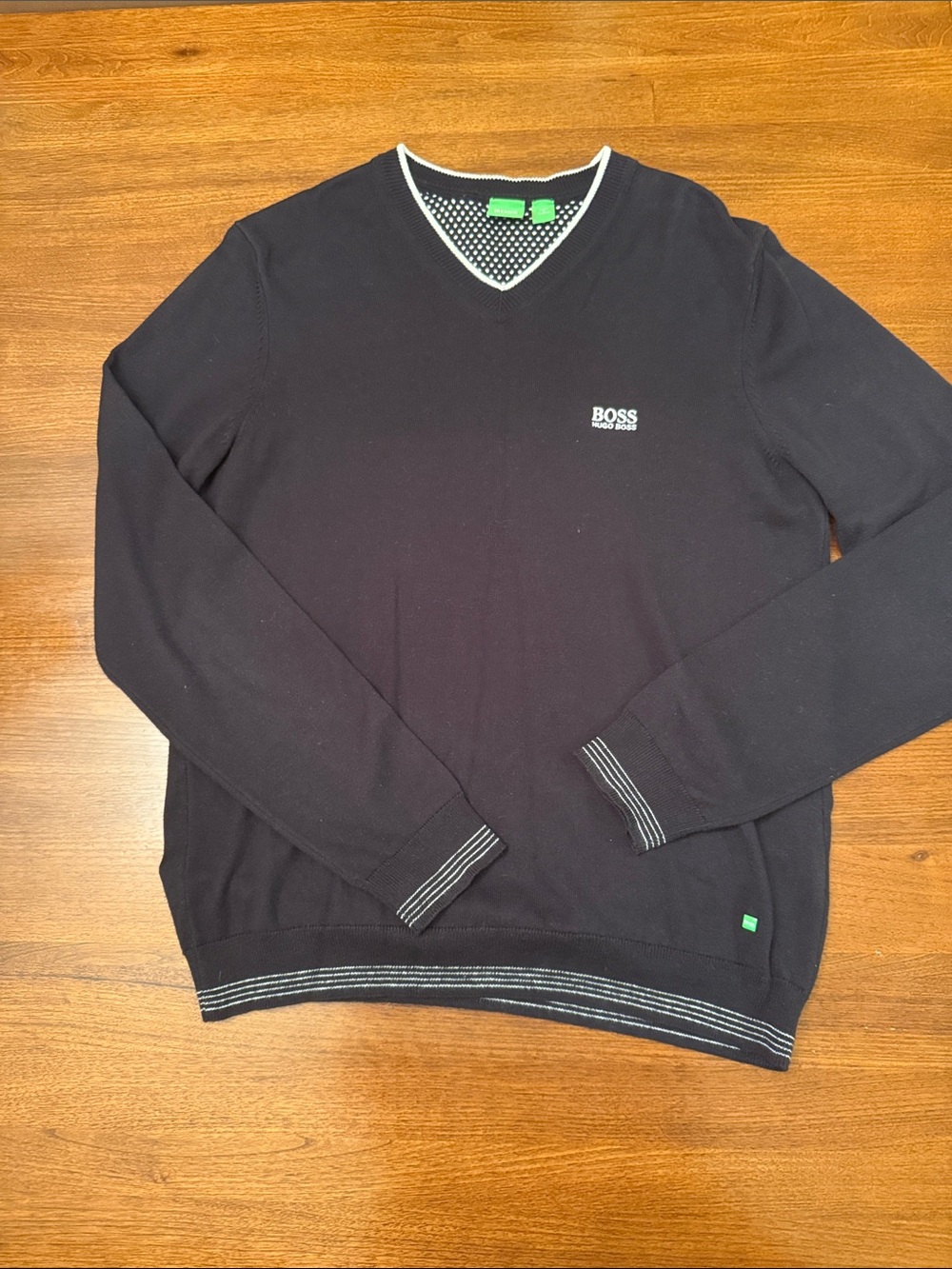 BOSS Black V-Neck Men's Sweater